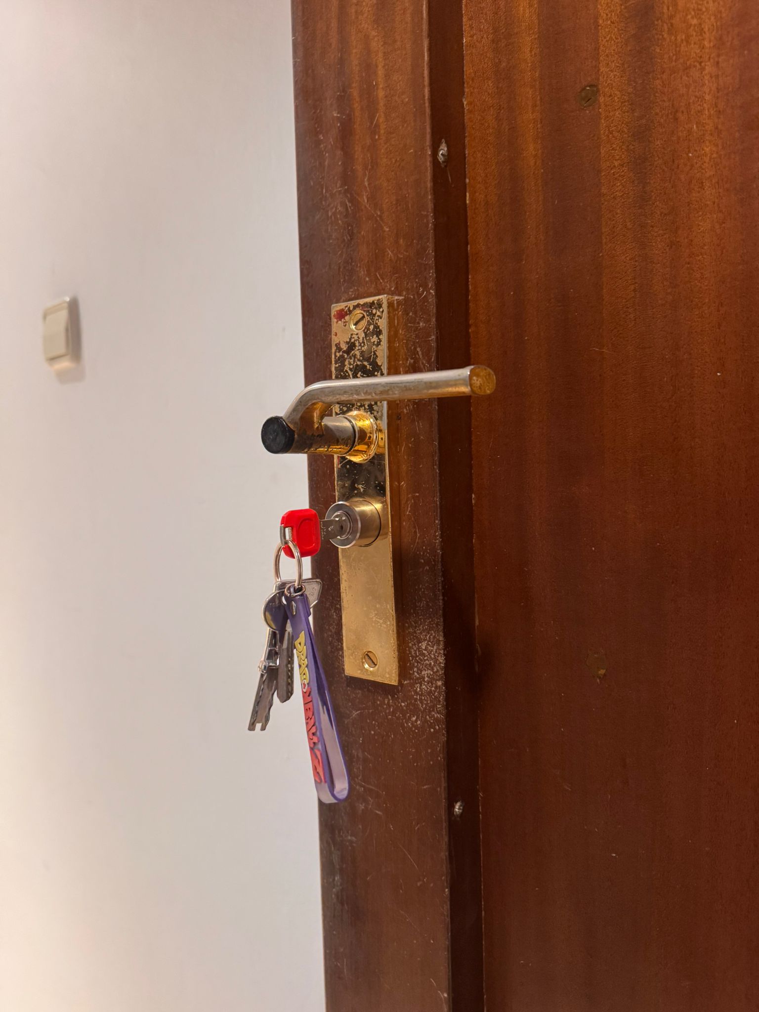 Cerradura de palanca con bombín de seguridad