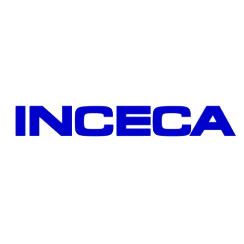 Logotipo de inceca en color azul especialistas en cerraduras de seguridad